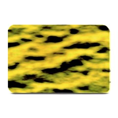 Yellow Waves Flow Series 1 Plate Mats by DimitriosArt