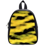 Yellow Waves Flow Series 1 School Bag (Small) Front