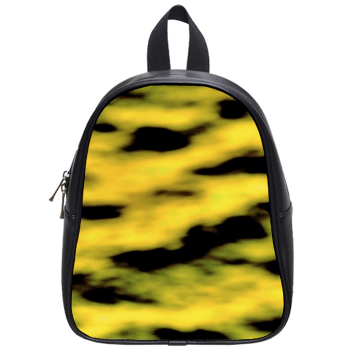 Yellow Waves Flow Series 1 School Bag (Small)