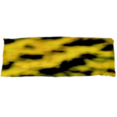 Yellow Waves Flow Series 1 Body Pillow Case Dakimakura (two Sides) by DimitriosArt