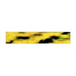 Yellow Waves Flow Series 1 Flano Scarf (Mini) Front