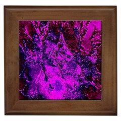 Bromide Diamonds Framed Tile by MRNStudios