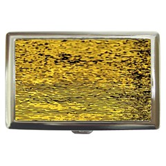 Yellow Waves Flow Series 2 Cigarette Money Case by DimitriosArt