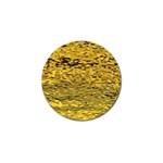 Yellow Waves Flow Series 2 Golf Ball Marker Front