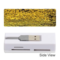 Yellow Waves Flow Series 2 Memory Card Reader (stick) by DimitriosArt