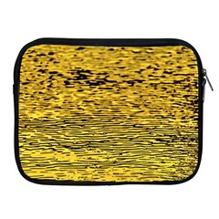 Yellow Waves Flow Series 2 Apple Ipad 2/3/4 Zipper Cases by DimitriosArt