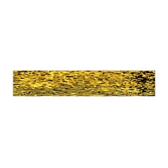 Yellow Waves Flow Series 2 Flano Scarf (mini) by DimitriosArt