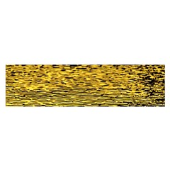 Yellow Waves Flow Series 2 Satin Scarf (oblong) by DimitriosArt