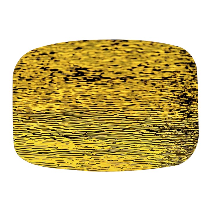 Yellow Waves Flow Series 2 Mini Square Pill Box