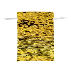 Yellow Waves Flow Series 2 Lightweight Drawstring Pouch (l) by DimitriosArt