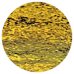 Yellow Waves Flow Series 2 Round Trivet