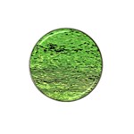 Green Waves Flow Series 2 Hat Clip Ball Marker Front