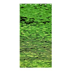 Green Waves Flow Series 2 Shower Curtain 36  X 72  (stall)  by DimitriosArt