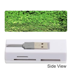 Green Waves Flow Series 2 Memory Card Reader (stick) by DimitriosArt