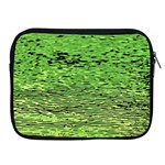 Green Waves Flow Series 2 Apple iPad 2/3/4 Zipper Cases Front