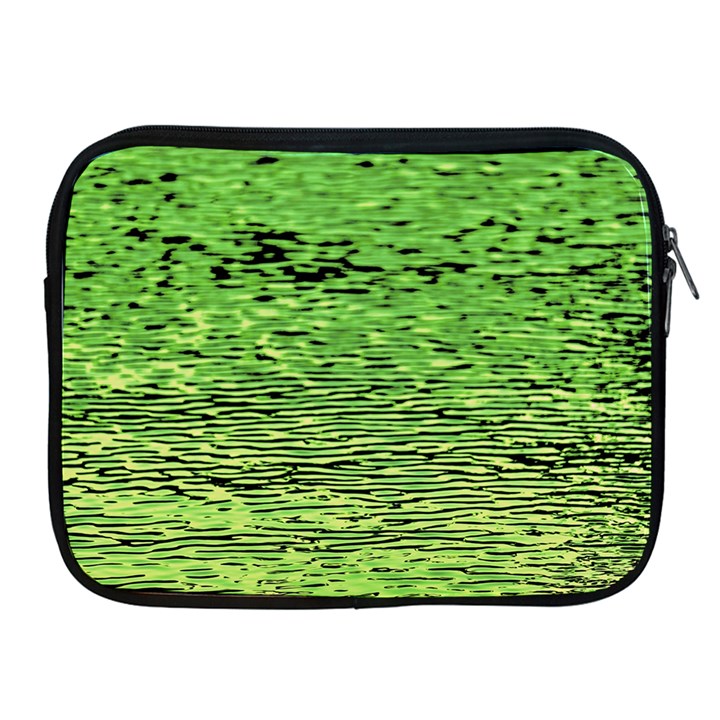 Green Waves Flow Series 2 Apple iPad 2/3/4 Zipper Cases