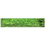 Green Waves Flow Series 2 Small Flano Scarf Front