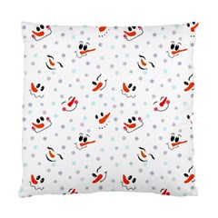 Cute Faces Of Snowmen Standard Cushion Case (two Sides) by SychEva