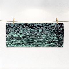 Blue Waves Flow Series 5 Hand Towel by DimitriosArt