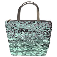 Blue Waves Flow Series 5 Bucket Bag by DimitriosArt