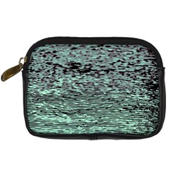 Blue Waves Flow Series 5 Digital Camera Leather Case by DimitriosArt