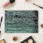 Blue Waves Flow Series 5 Cosmetic Bag (Large) Back