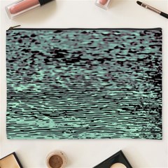 Blue Waves Flow Series 5 Cosmetic Bag (xxxl) by DimitriosArt