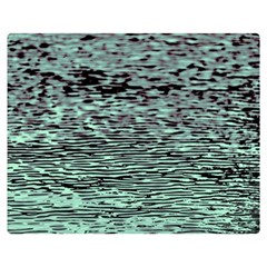 Blue Waves Flow Series 5 Double Sided Flano Blanket (medium)  by DimitriosArt