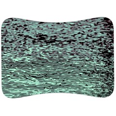 Blue Waves Flow Series 5 Velour Seat Head Rest Cushion by DimitriosArt