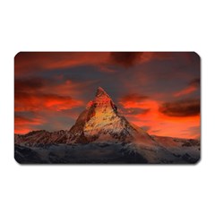 Switzerland-zermatt-mountains-snow Magnet (rectangular)