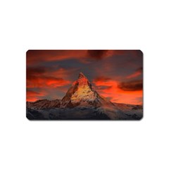 Switzerland-zermatt-mountains-snow Magnet (name Card)