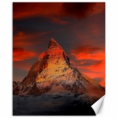 Switzerland-zermatt-mountains-snow Canvas 16  X 20 