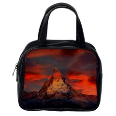 Switzerland-zermatt-mountains-snow Classic Handbag (one Side)