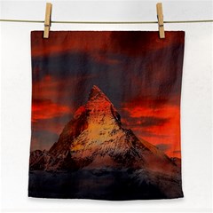 Switzerland-zermatt-mountains-snow Face Towel by Pakrebo