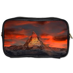 Switzerland-zermatt-mountains-snow Toiletries Bag (two Sides)