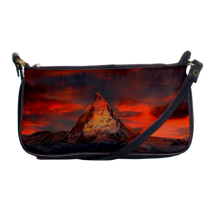 Switzerland-zermatt-mountains-snow Shoulder Clutch Bag