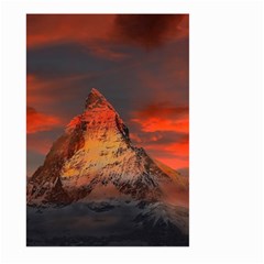 Switzerland-zermatt-mountains-snow Large Garden Flag (two Sides)