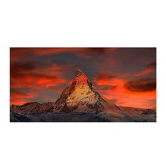 Switzerland-zermatt-mountains-snow Satin Wrap