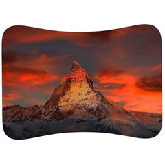 Switzerland-zermatt-mountains-snow Velour Seat Head Rest Cushion