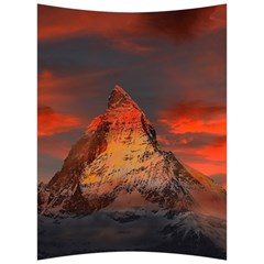 Switzerland-zermatt-mountains-snow Back Support Cushion