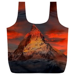 Switzerland-zermatt-mountains-snow Full Print Recycle Bag (xxxl)