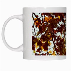 Golden Leaf s White Mugs