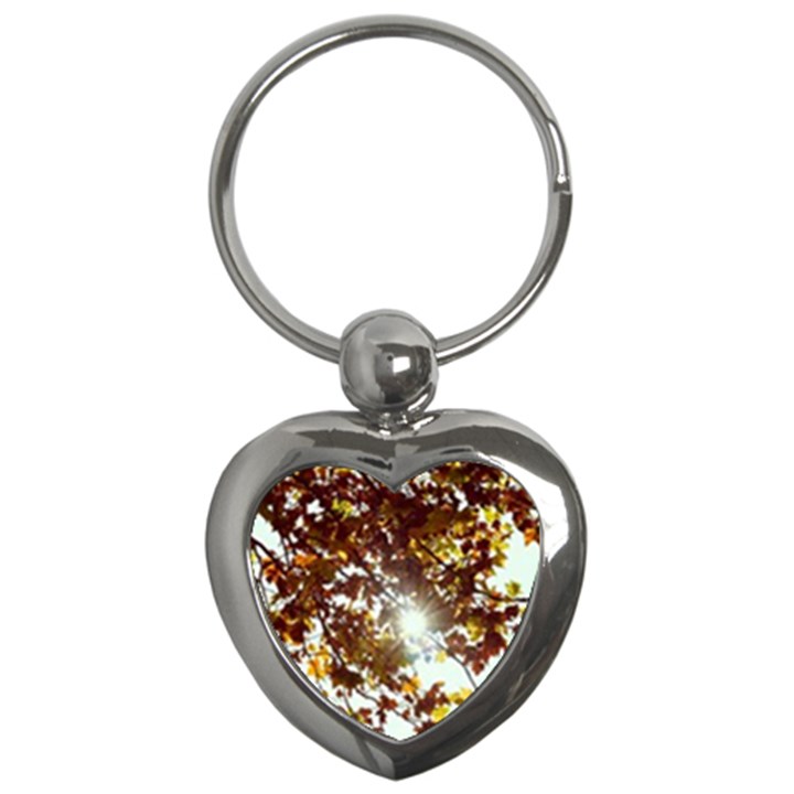 Golden Leaf s Key Chain (Heart)