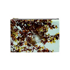 Golden Leaf s Cosmetic Bag (medium) by DimitriosArt