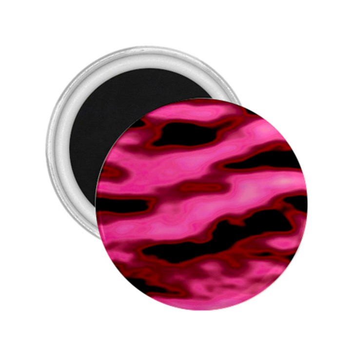 Pink  Waves Flow Series 3 2.25  Magnets