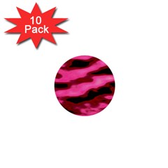 Pink  Waves Flow Series 3 1  Mini Buttons (10 Pack)  by DimitriosArt