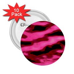 Pink  Waves Flow Series 3 2 25  Buttons (10 Pack)  by DimitriosArt