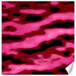 Pink  Waves Flow Series 3 Canvas 16  x 16  15.2 x15.41  Canvas - 1