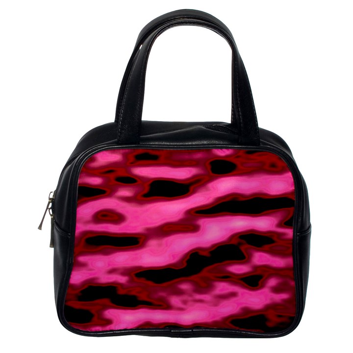 Pink  Waves Flow Series 3 Classic Handbag (One Side)