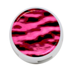 Pink  Waves Flow Series 3 4-port Usb Hub (one Side) by DimitriosArt